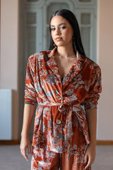 Sunset Velvet Blazer